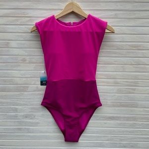 aava Selena Zip-Up One Piece Swimsuit NWT - Size S